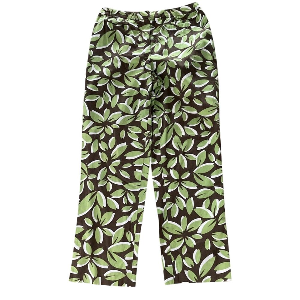 Talbots Petite Tropical Wide Leg Ankle Pants Size 2 NWOT